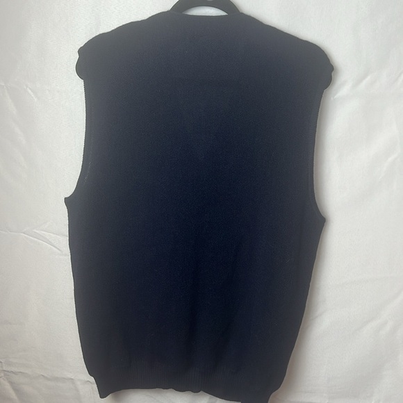 Kuna Alpaca Navy Blue V neck Button-Up Vest Cardigan with Pockets Size 1 Small - Picture 9 of 14